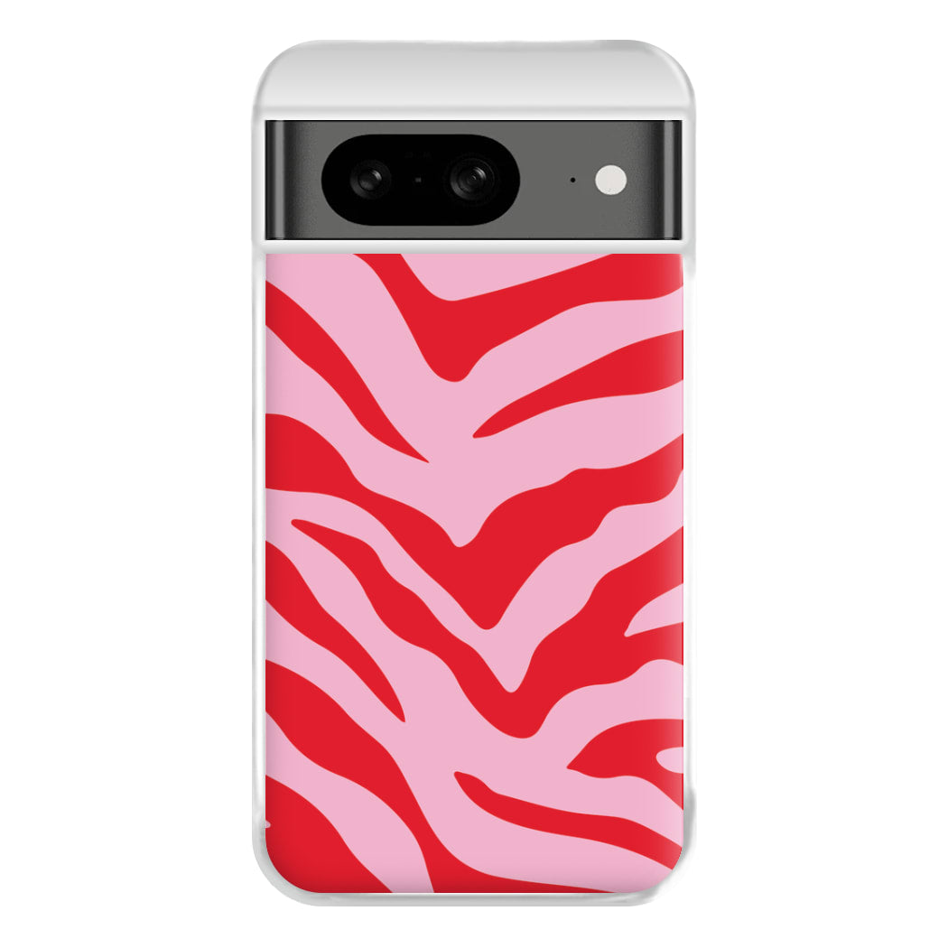 Pink Zebra - Animal Patterns Phone Case for Google Pixel 8