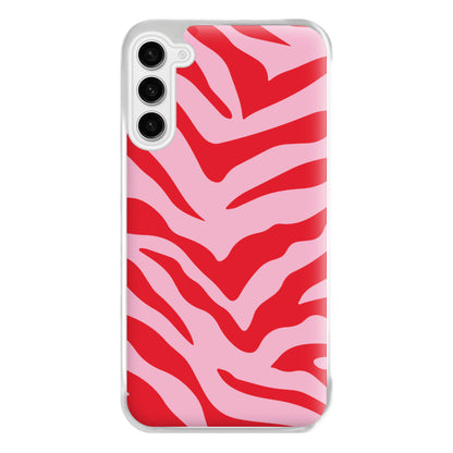 Pink Zebra - Animal Patterns Phone Case for Galaxy S23FE