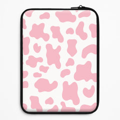Pink Cow - Animal Patterns Laptop Sleeve