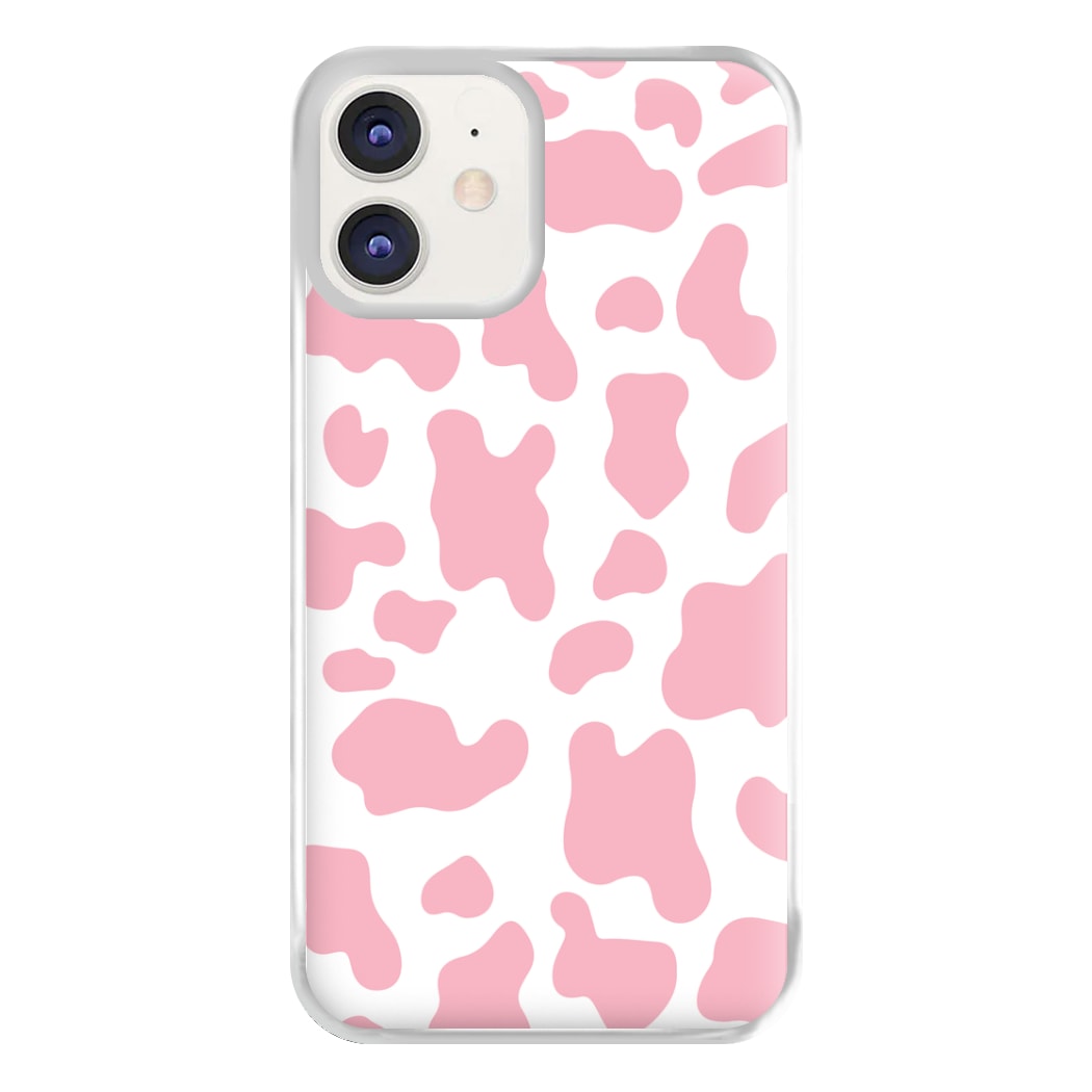 Pink Cow - Animal Patterns Phone Case for iPhone 12 / 12 Pro