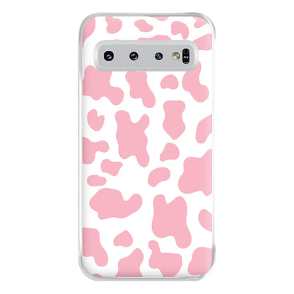 Pink Cow - Animal Patterns Phone Case for Galaxy S10 Plus