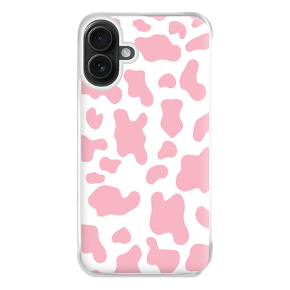 Pink Cow - Animal Patterns Phone Case for iPhone 16 Plus