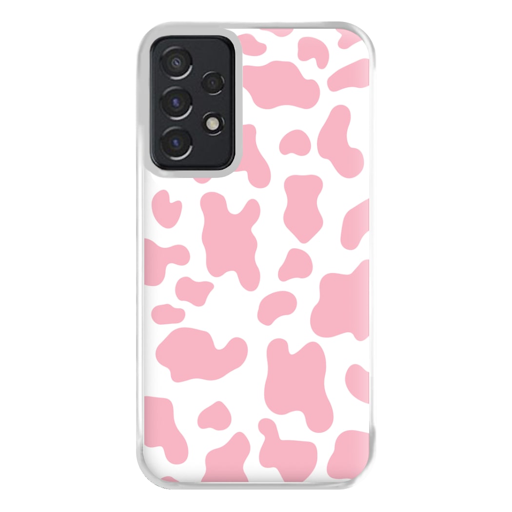 Pink Cow - Animal Patterns Phone Case for Galaxy A52 / A52s