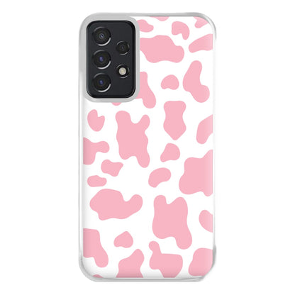 Pink Cow - Animal Patterns Phone Case for Galaxy A52 / A52s