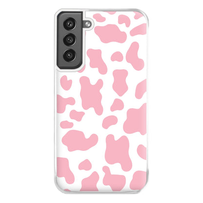 Pink Cow - Animal Patterns Phone Case for Galaxy S21FE