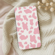Pink Cow - Animal Patterns Flip / Wallet Phone Case 5
