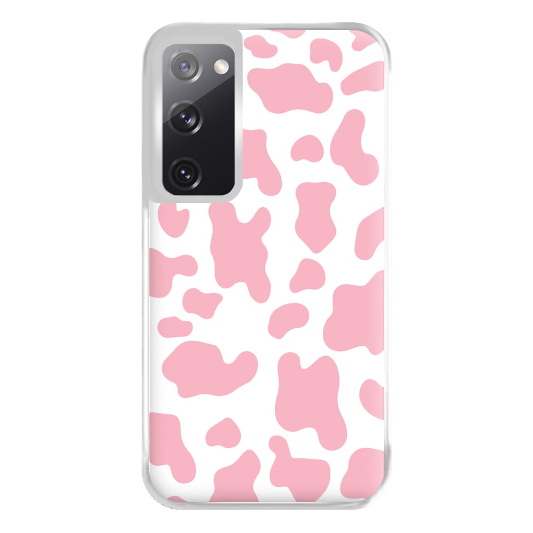 Pink Cow - Animal Patterns Phone Case for Galaxy S20FE