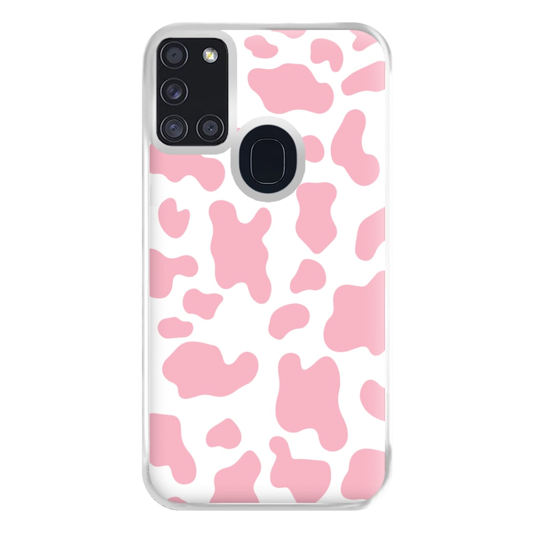 Pink Cow - Animal Patterns Phone Case for Galaxy A21s