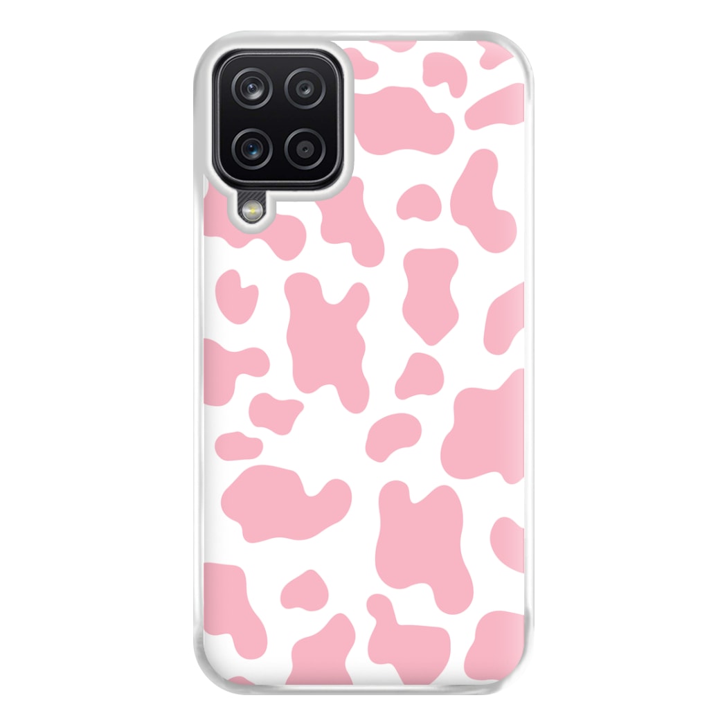 Pink Cow - Animal Patterns Phone Case for Galaxy A12