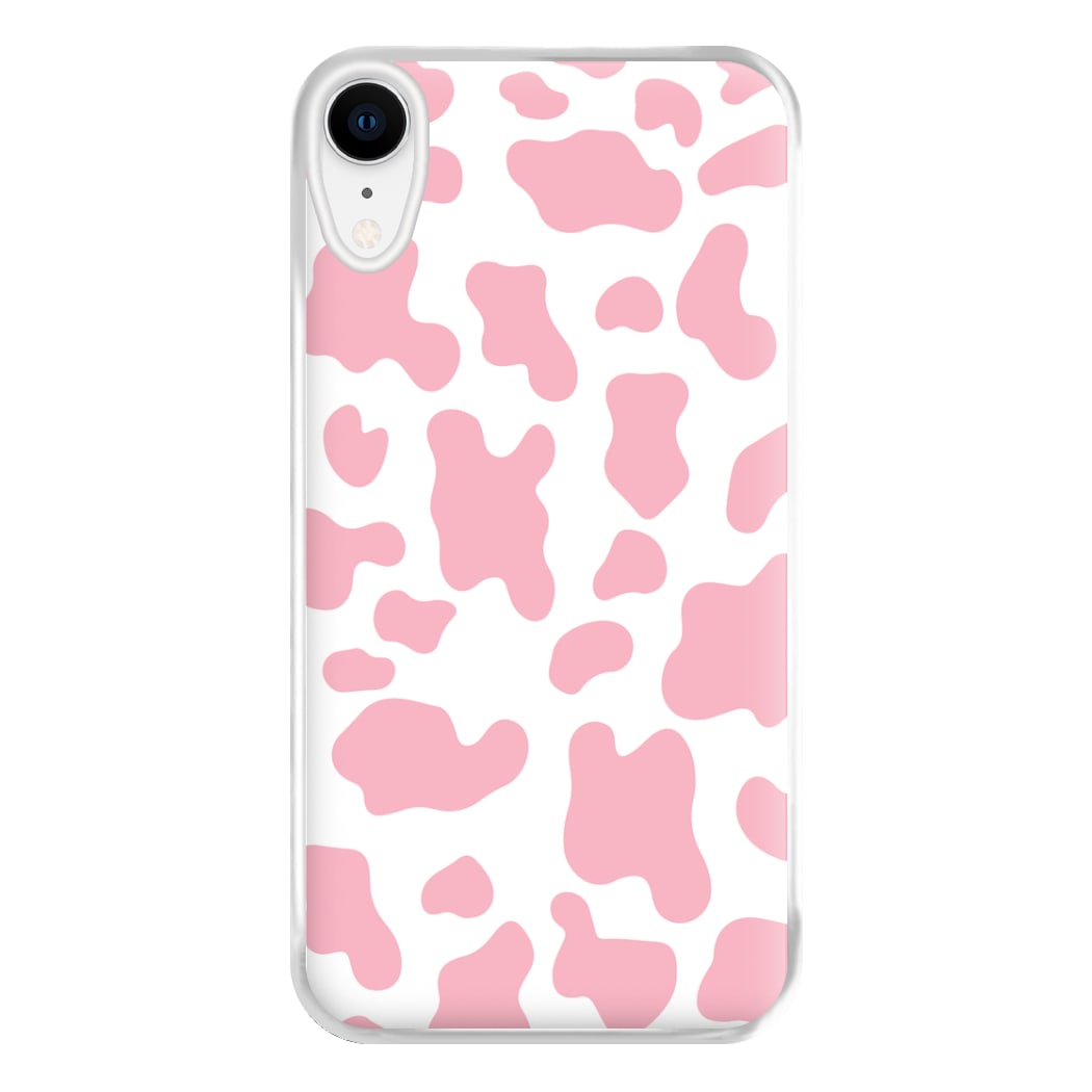 Pink Cow - Animal Patterns Phone Case for iPhone XR