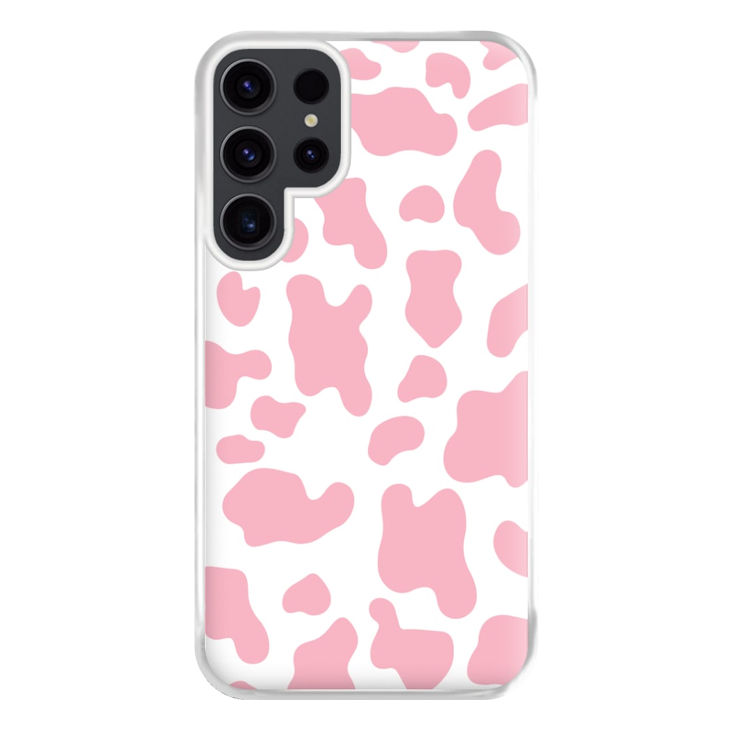 Pink Cow - Animal Patterns Phone Case for Galaxy S23 Ultra