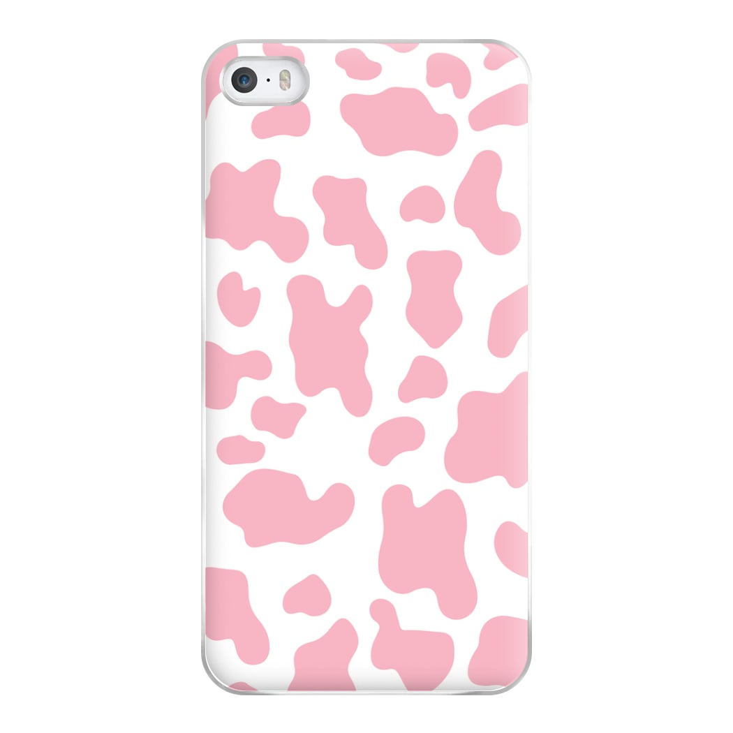 Pink Cow - Animal Patterns Phone Case for iPhone 5 / 5s / SE 2016