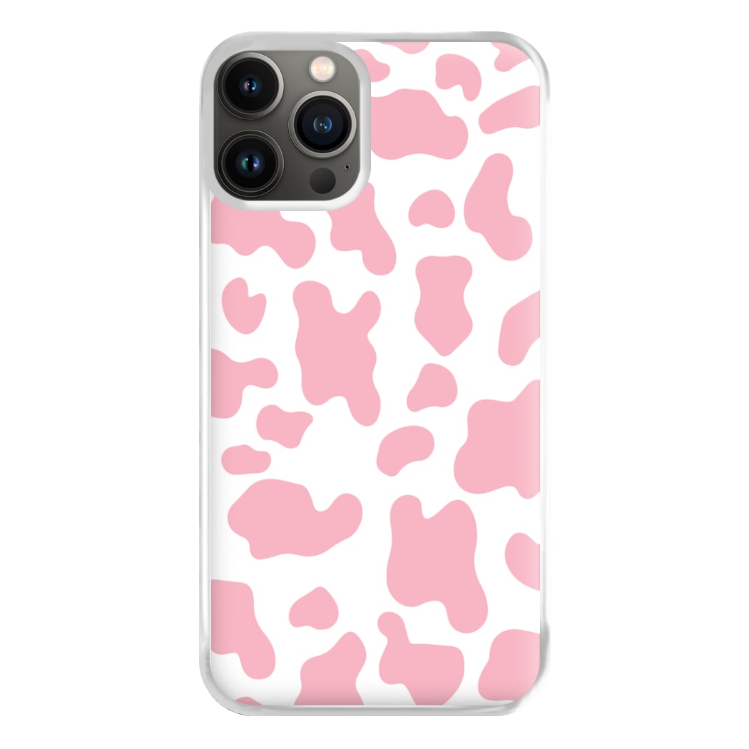 Pink Cow - Animal Patterns Phone Case for iPhone 13 Pro Max