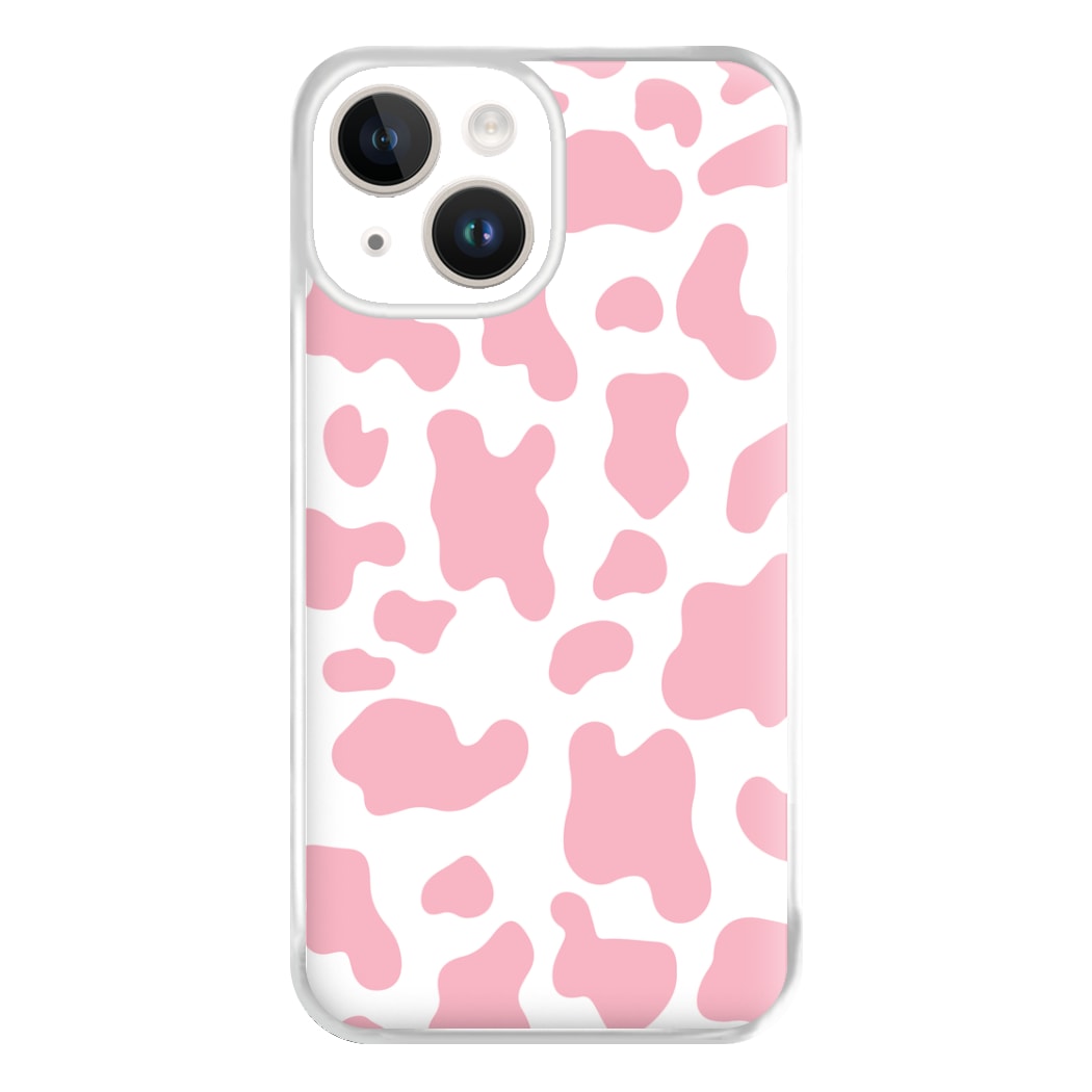 Pink Cow - Animal Patterns Phone Case for iPhone 14