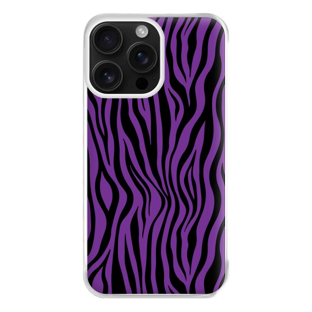 Purple Zebra - Animal Patterns Phone Case