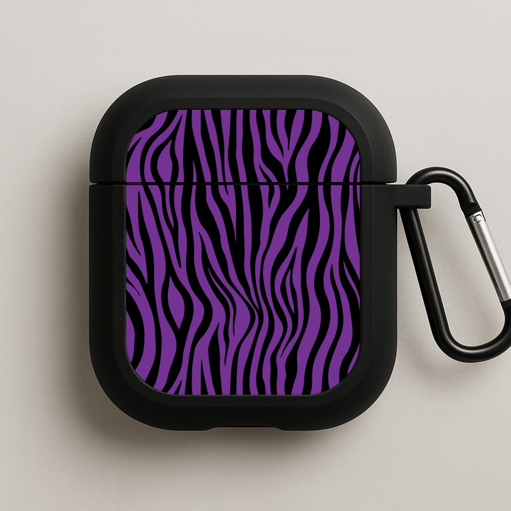 Purple Zebra - Animal Patterns AirPods Case
