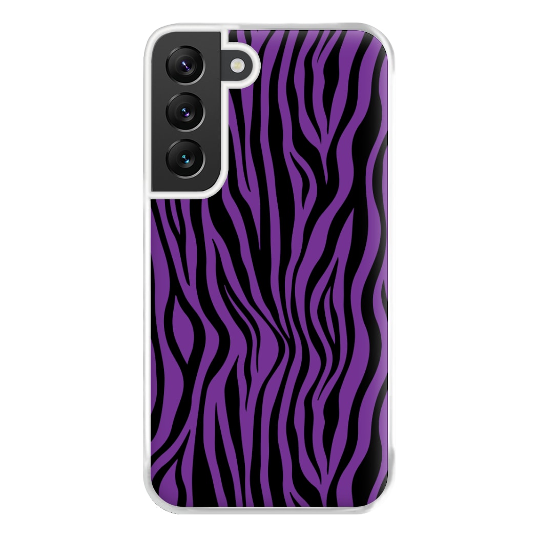 Purple Zebra - Animal Patterns Phone Case for Galaxy S22 Plus