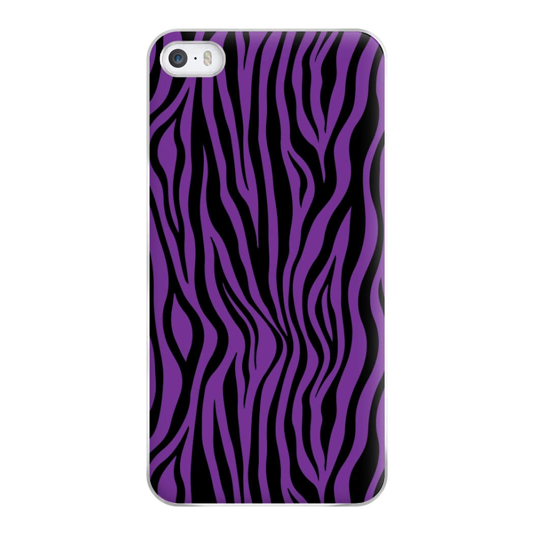 Purple Zebra - Animal Patterns Phone Case for iPhone 5 / 5s / SE 2016