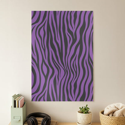 Purple Zebra - Animal Patterns Poster