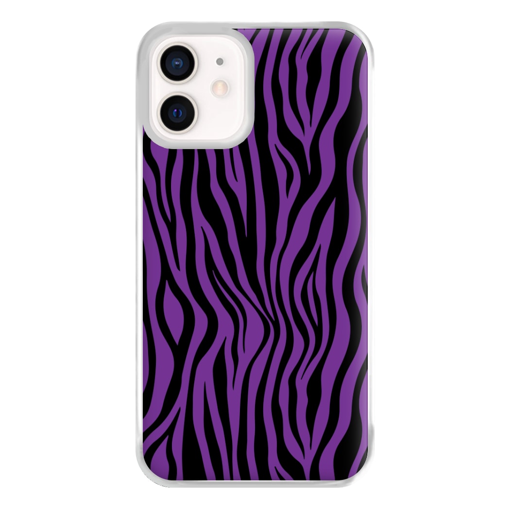 Purple Zebra - Animal Patterns Phone Case for iPhone 12 Mini