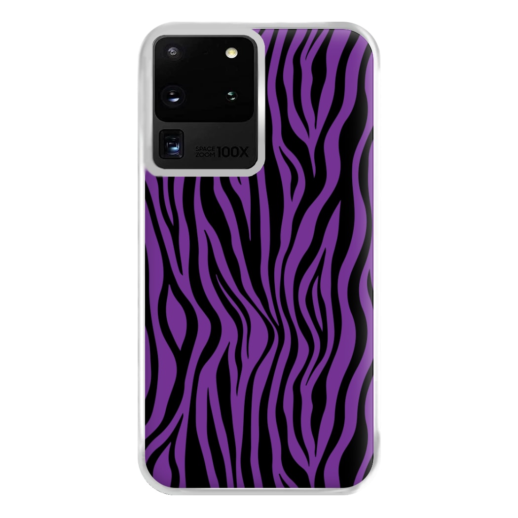 Purple Zebra - Animal Patterns Phone Case for Galaxy S20 Ultra