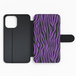 Purple Zebra - Animal Patterns Flip Phone Case