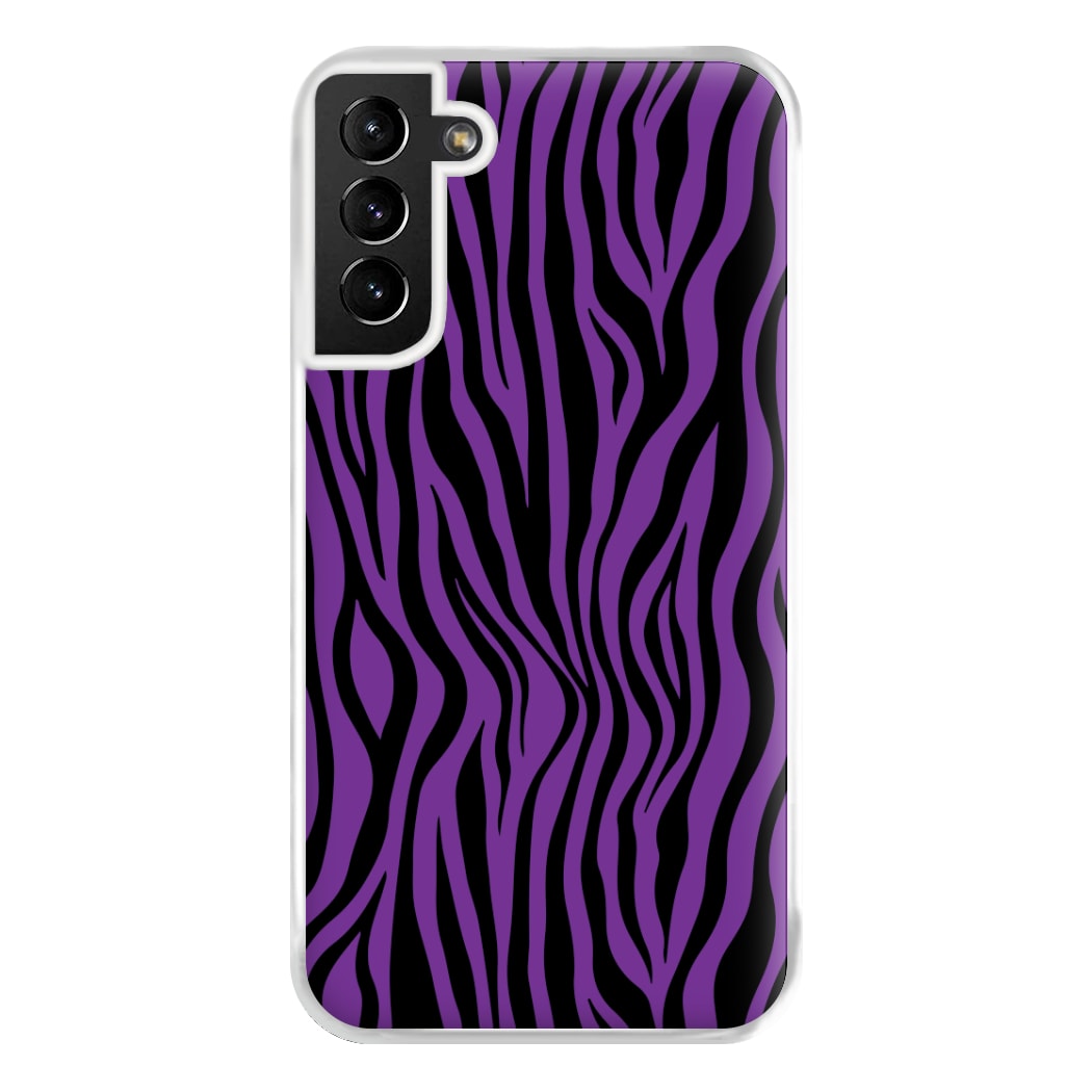 Purple Zebra - Animal Patterns Phone Case for Galaxy S21 Plus