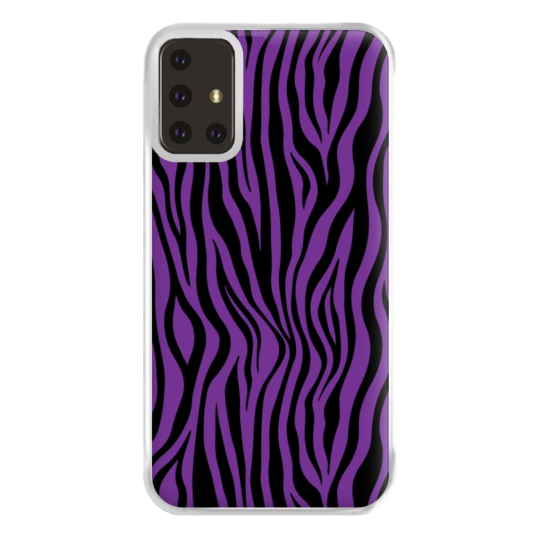 Purple Zebra - Animal Patterns Phone Case for Galaxy A71