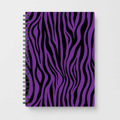 Purple Zebra - Animal Patterns Notebook