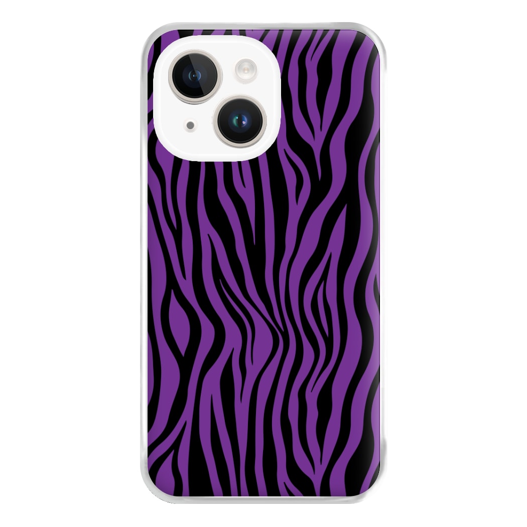 Purple Zebra - Animal Patterns Phone Case for iPhone 14 Plus