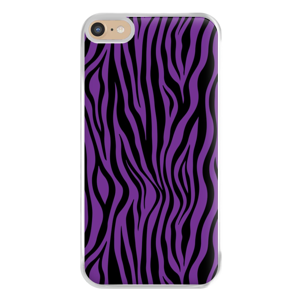 Purple Zebra - Animal Patterns Phone Case for iPhone 6 Plus / 7 Plus / 8 Plus