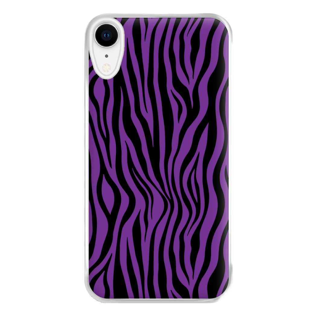 Purple Zebra - Animal Patterns Phone Case for iPhone XR