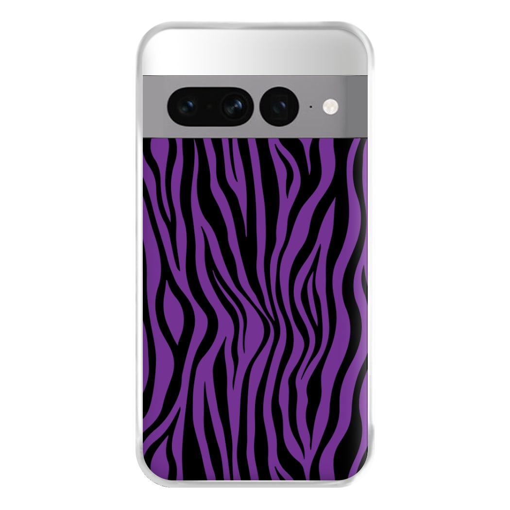 Purple Zebra - Animal Patterns Phone Case for Google Pixel 7 Pro