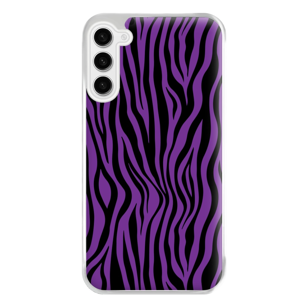 Purple Zebra - Animal Patterns Phone Case for Galaxy S23FE