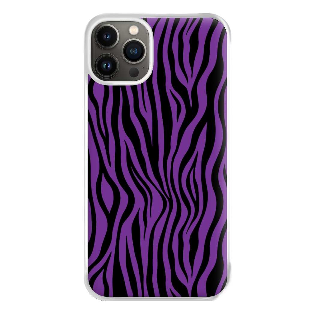 Purple Zebra - Animal Patterns Phone Case for iPhone 13