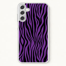 Purple Zebra - Animal Patterns Phone Case for Galaxy A57
