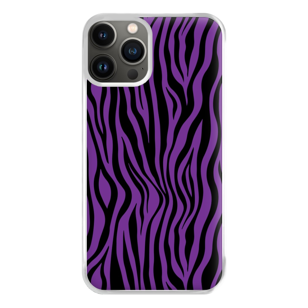 Purple Zebra - Animal Patterns Phone Case for iPhone 13 Pro Max