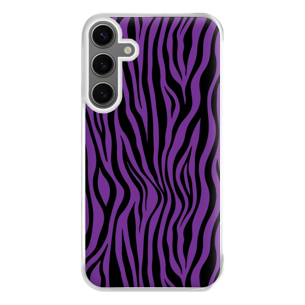 Purple Zebra - Animal Patterns Phone Case for Galaxy S24FE