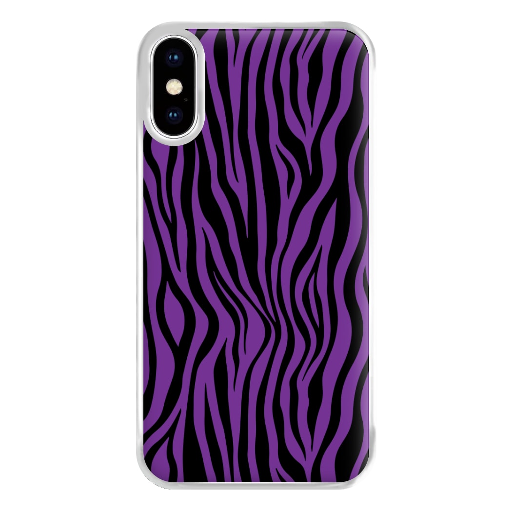 Purple Zebra - Animal Patterns Phone Case for iPhone XS Max