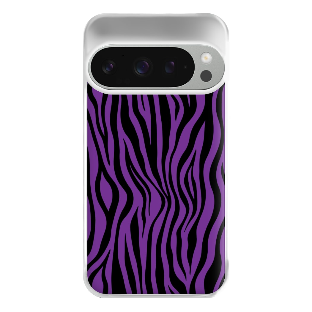 Purple Zebra - Animal Patterns Phone Case for Google Pixel 9 Pro XL