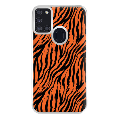 Tiger - Animal Patterns Phone Case for Galaxy A21s