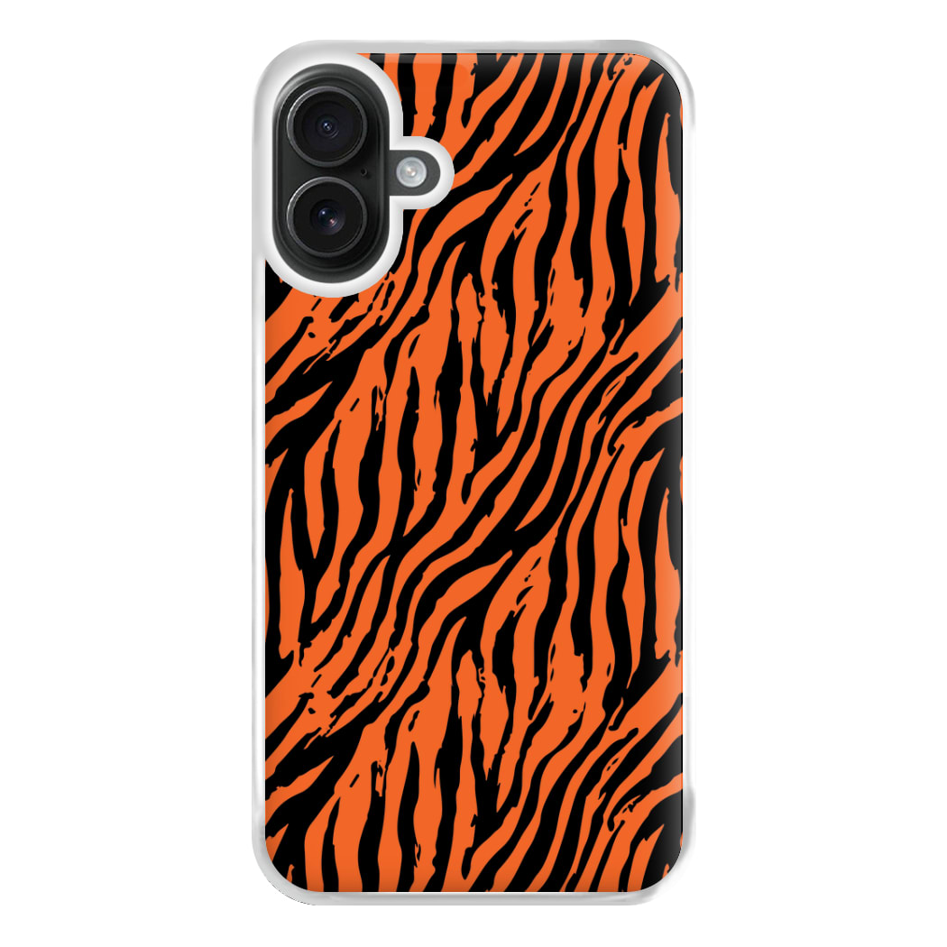 Tiger - Animal Patterns Phone Case for iPhone 16 Plus