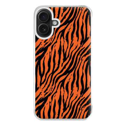 Tiger - Animal Patterns Phone Case for iPhone 16 Plus