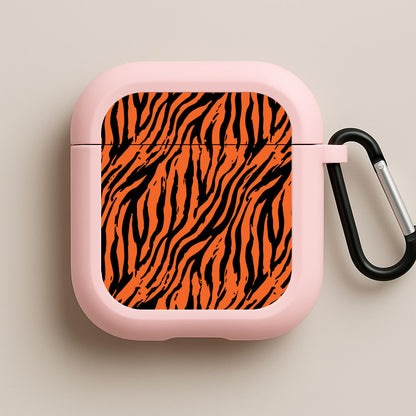 Tiger - Animal Patterns Pink AirPods Case