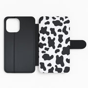 Cow - Animal Patterns Flip / Wallet Phone Case 2