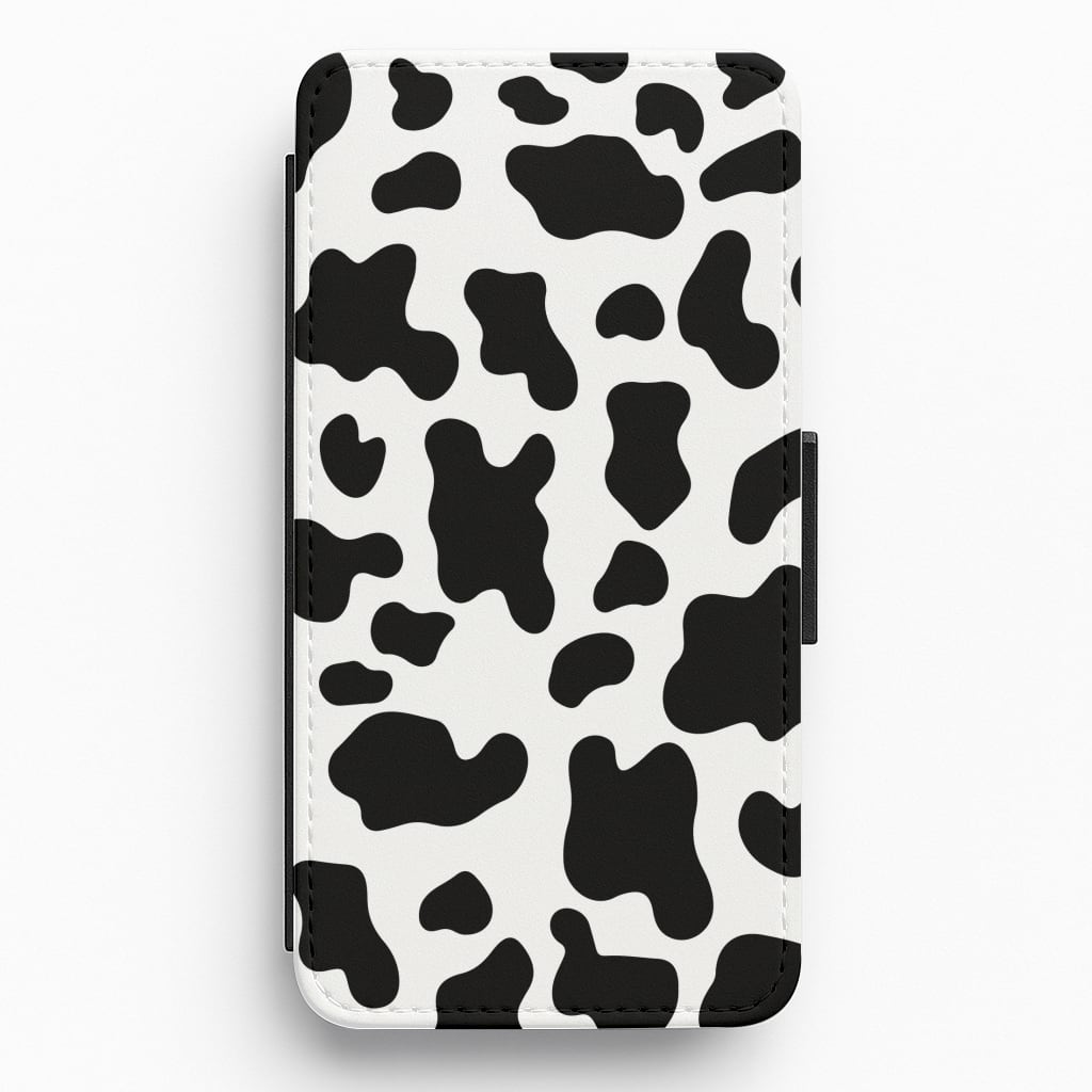 Cow - Animal Patterns Flip / Wallet Phone Case