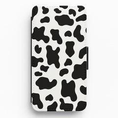 Cow - Animal Patterns Flip / Wallet Phone Case