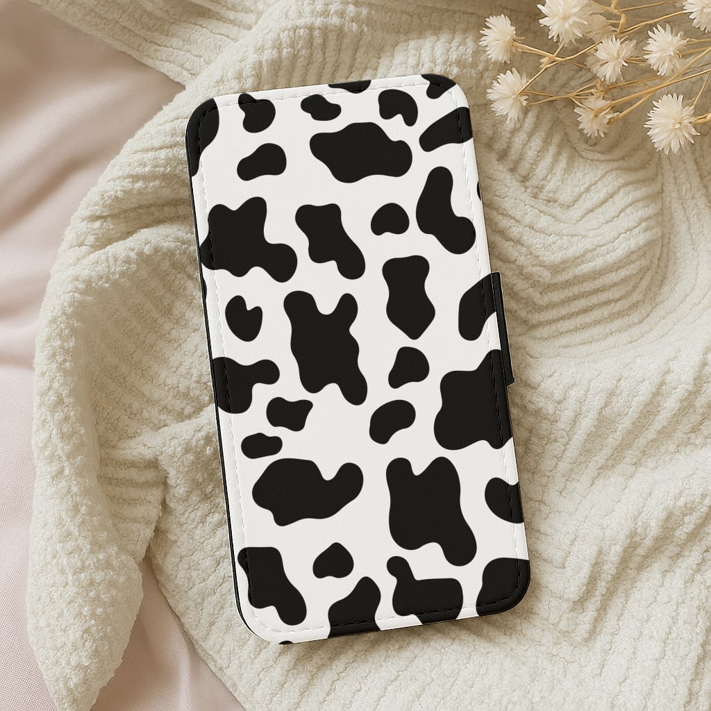 Cow - Animal Patterns Wallet Phone Case