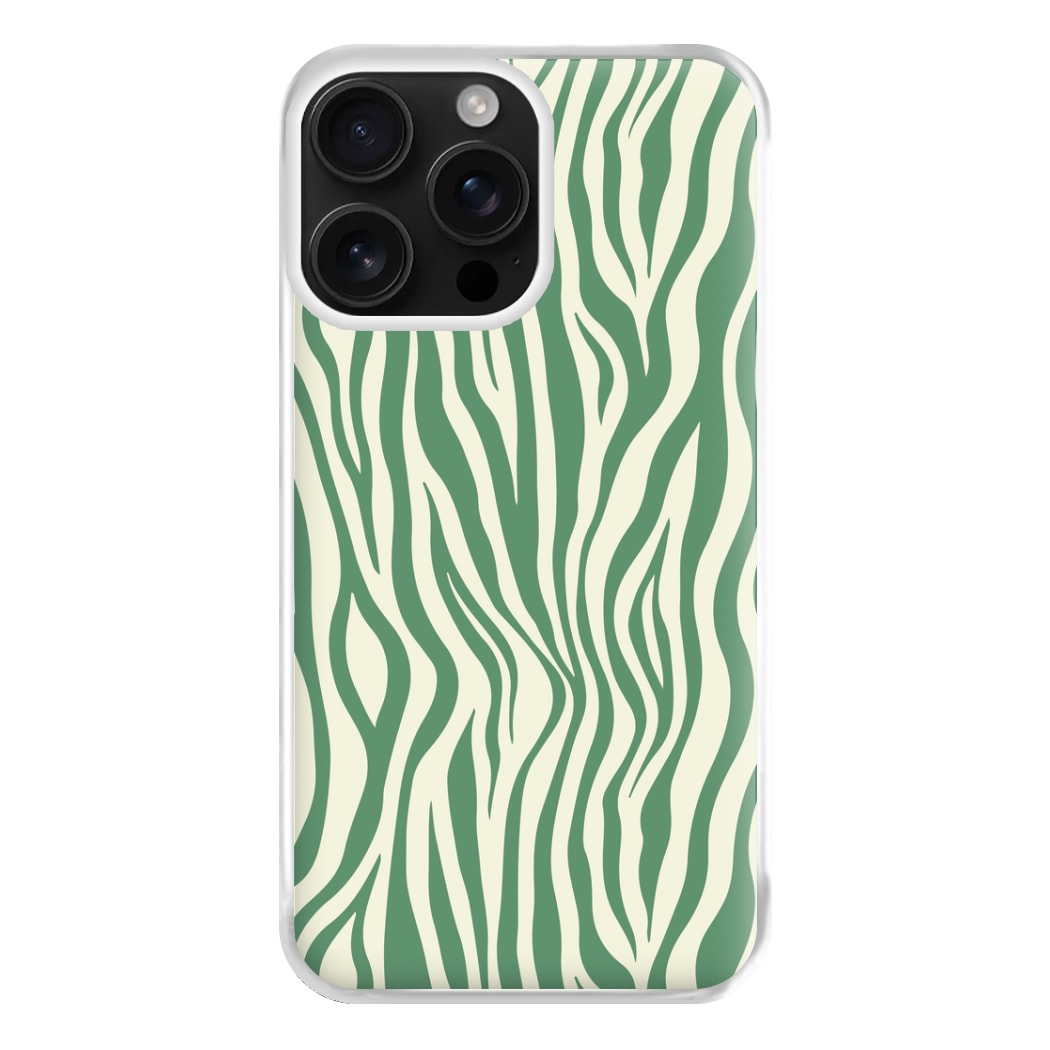 Green Zebra - Animal Patterns Phone Case