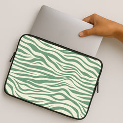 Green Zebra - Animal Patterns MacBook Case